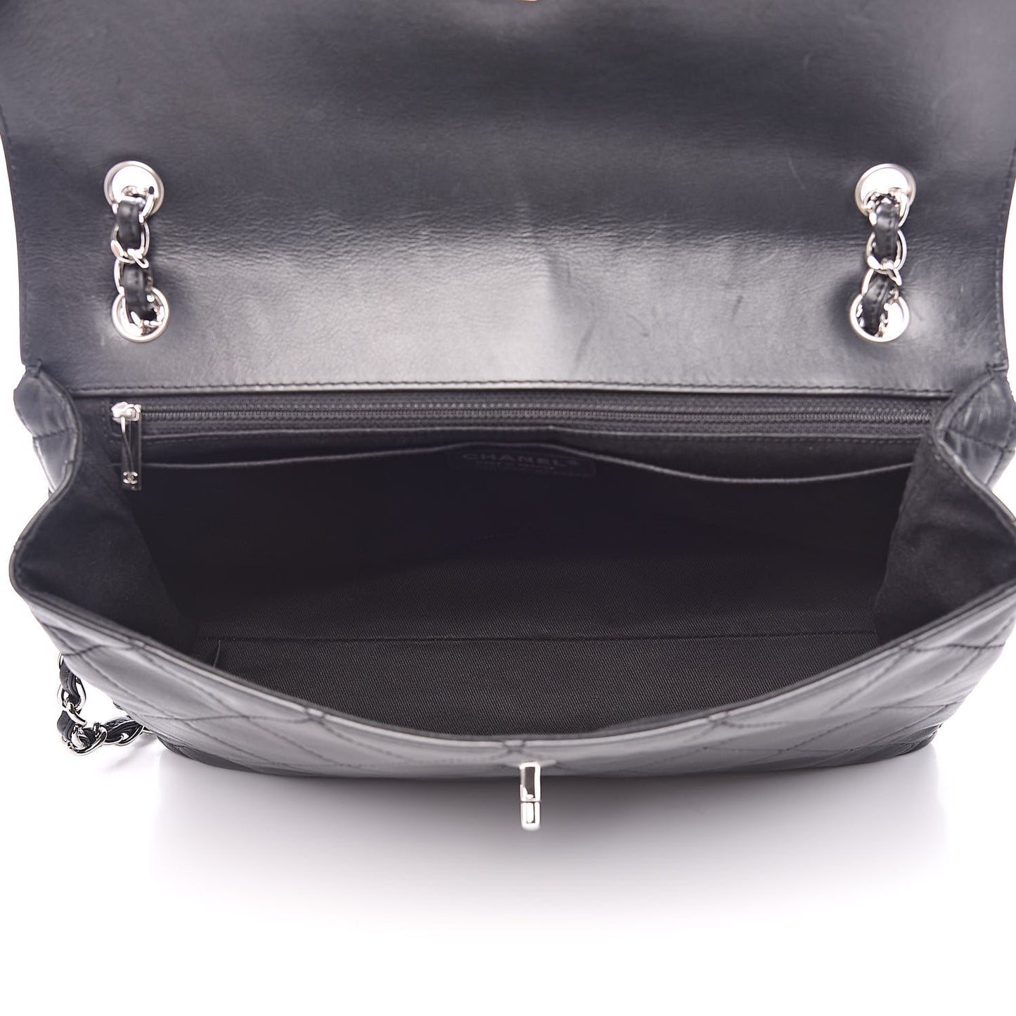 Calfskin Quilted In The Business Flap Bag Black