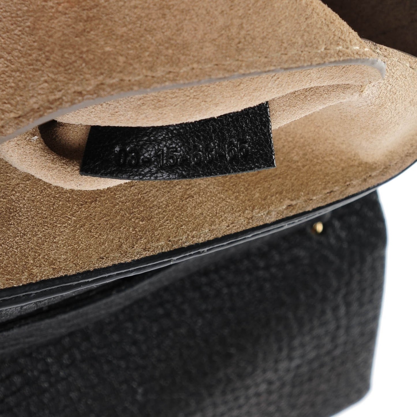 Grained Lambskin Mini Drew Shoulder Bag Black