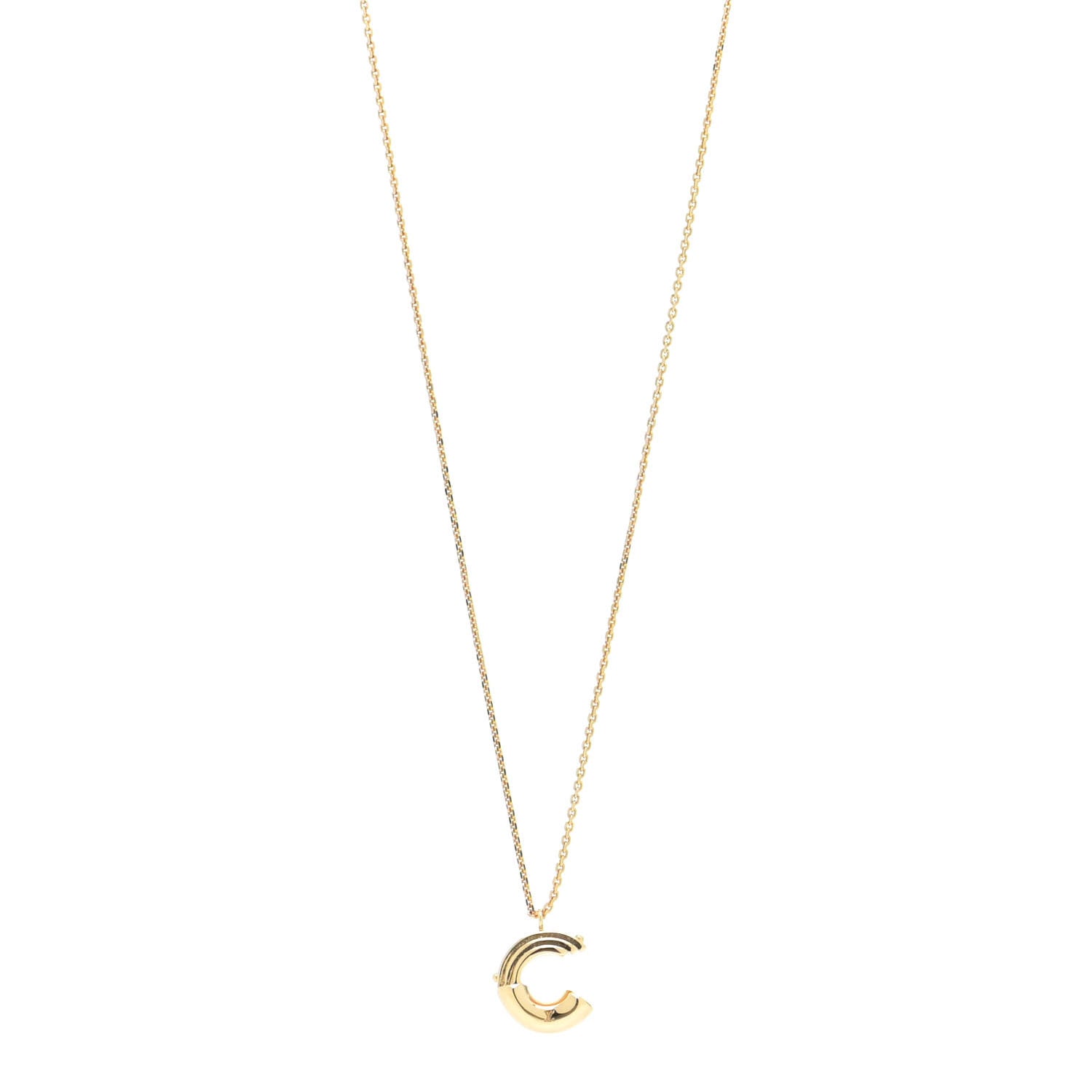 Louis Vuitton LV And Me Letter C Necklace Gold 1 of 8