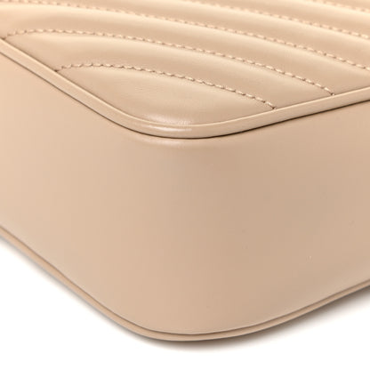 Saint Laurent Calfskin Matelasse Monogram Lou Camera Bag Ivory Natural 9 of 11