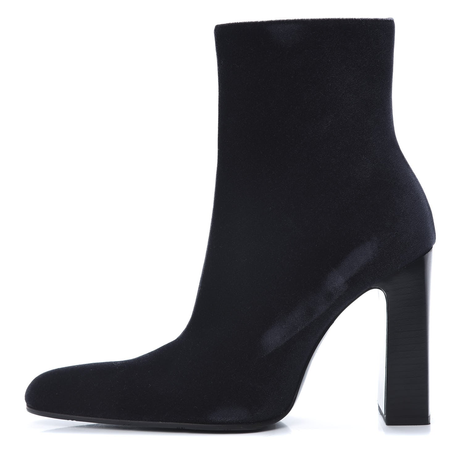 Balenciaga Smooth Velvet Ankle Boots 39 Black 1 of 9