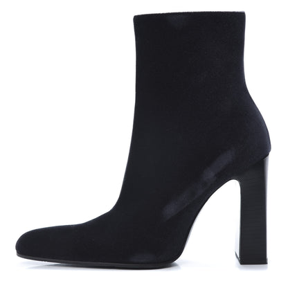 Balenciaga Smooth Velvet Ankle Boots 39 Black 1 of 9