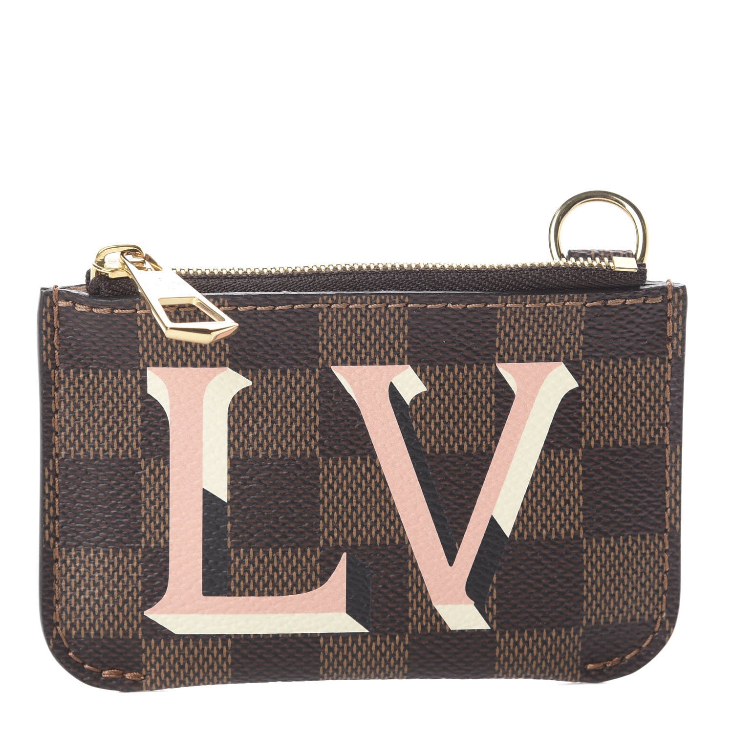 Louis Vuitton Damier Ebene Belmont Pochette Venus Pink 1 of 5