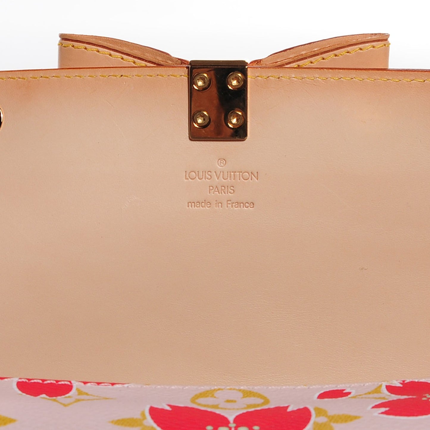 Monogram Cherry Blossom Papillon Red Creme