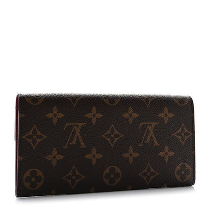 Louis Vuitton Monogram Emilie Wallet Fuchsia 3 of 9