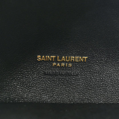 Saint Laurent Patent Pyramid Clutch Black 5 of 5