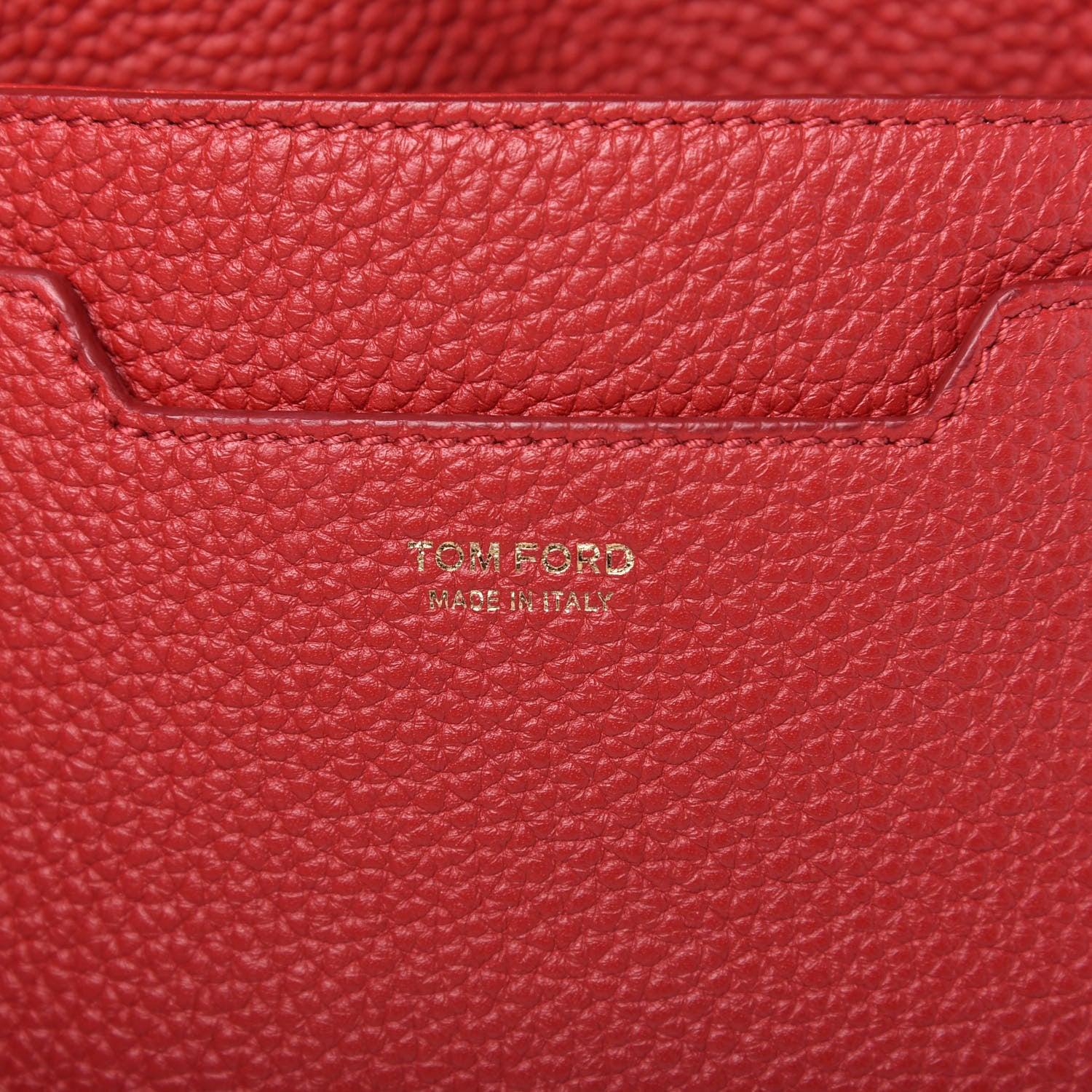 Tom Ford Calfskin Mini Jennifer Crossbody Bag Flame Red 8 of 8