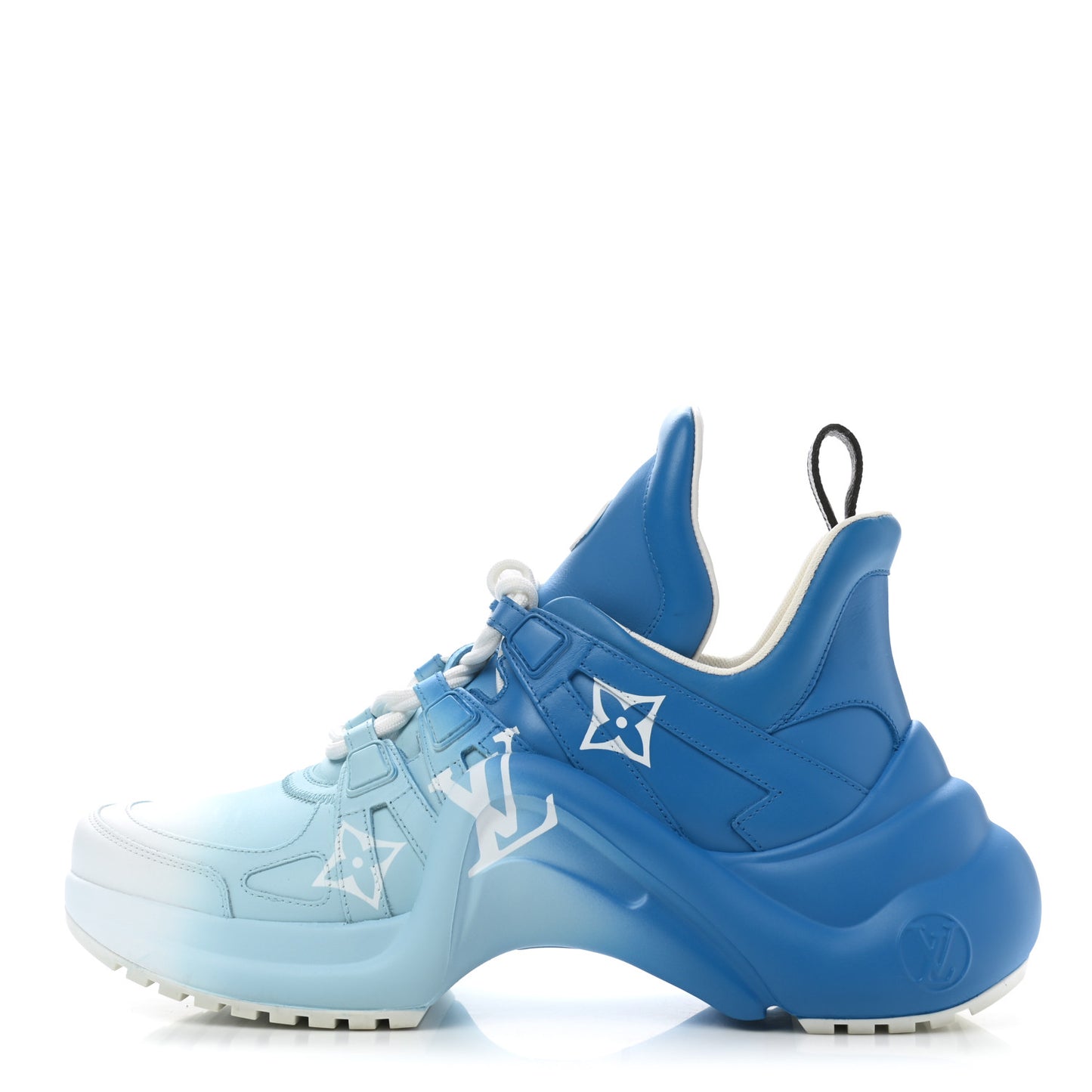 Calfskin LV Archlight Sneakers 38.5 Blue