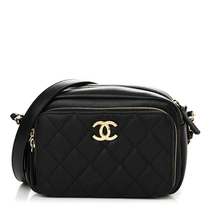 Chanel Caviar Quilted Affinity Camera Case Black 1 of 12