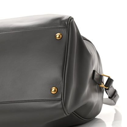 Saint Laurent Calfskin Classic Duffle 12 Earth 9 of 9