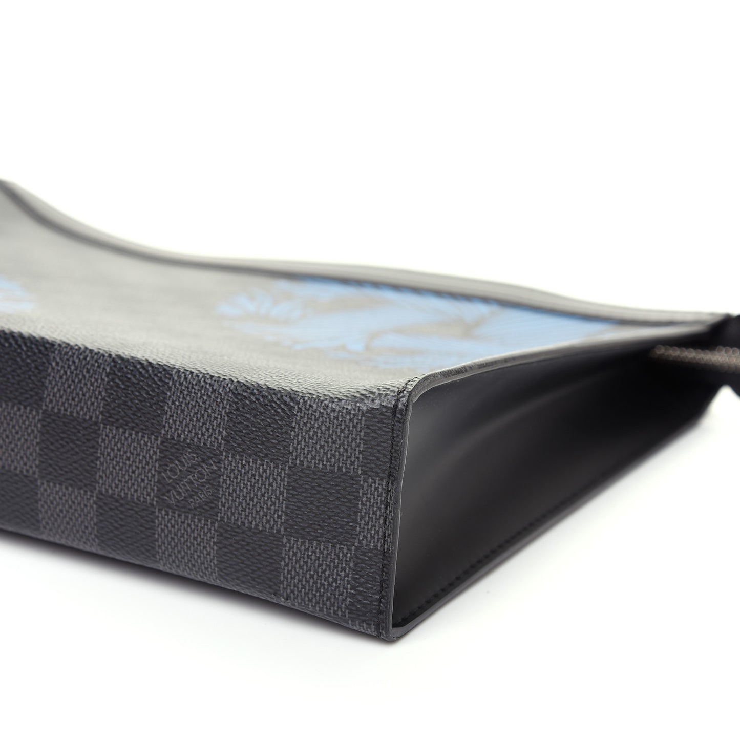 Damier Graphite Rope Pochette Voyage Blue