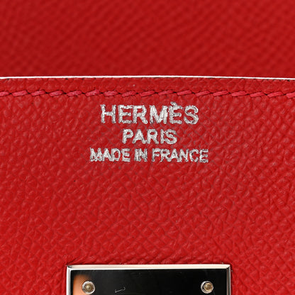 Hermes Epsom Birkin 35 Rouge Casaque 6 of 12