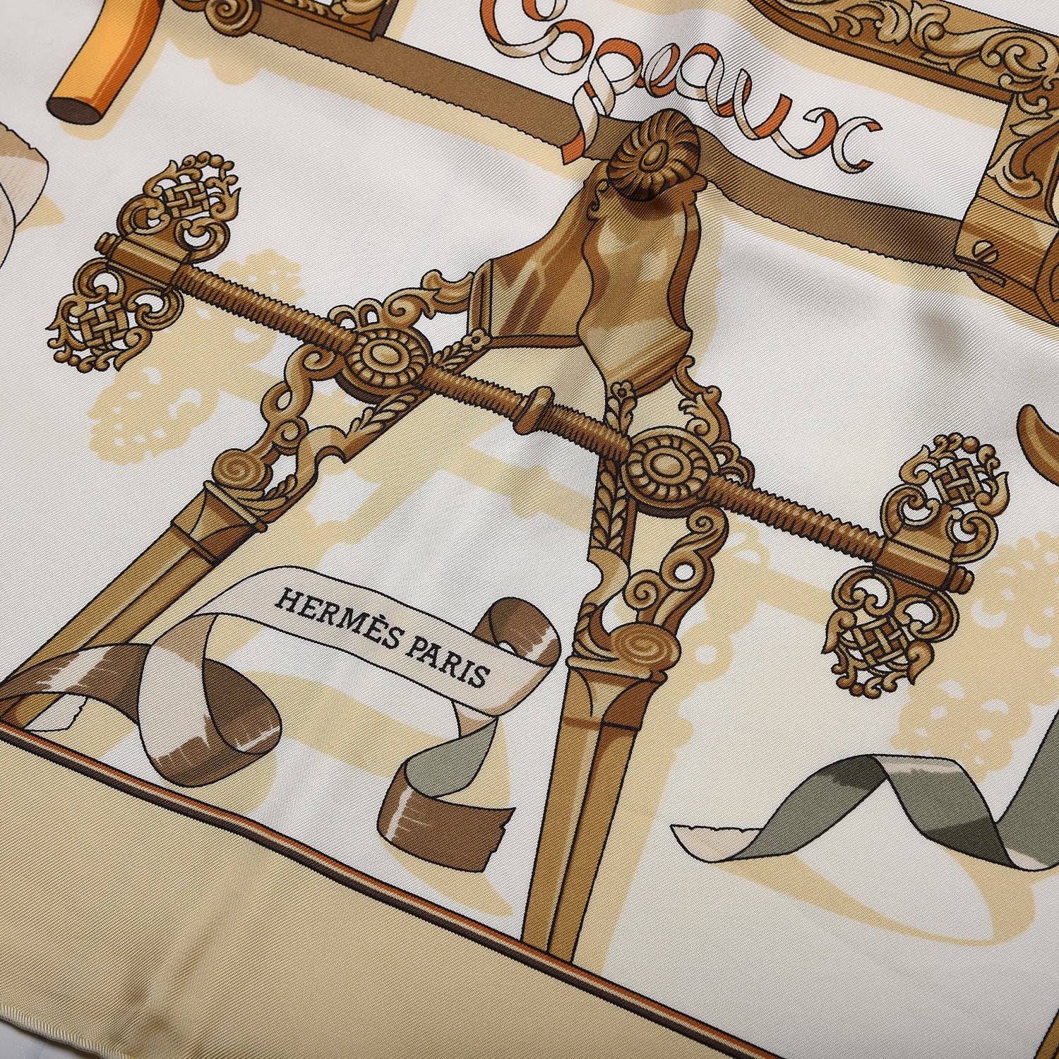 Hermes Silk Copeaux Scarf 90 5 of 9