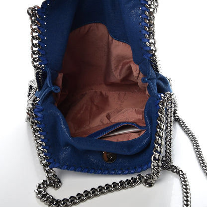Stella McCartney Shaggy Deer Mini Falabella Fold Over Tote Royal Blue 5 of 9