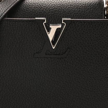 Louis Vuitton Taurillon Snakeskin Capucines BB Black 7 of 9