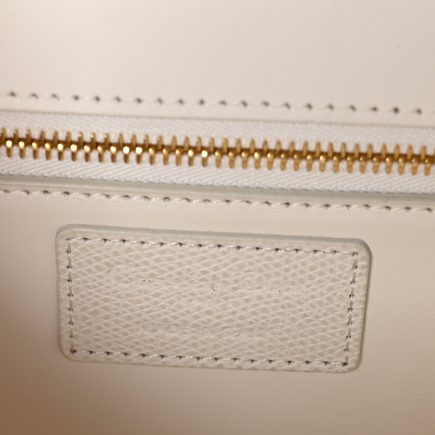 Ultra Matte Grained Calfskin 30 Montaigne Flap Bag White
