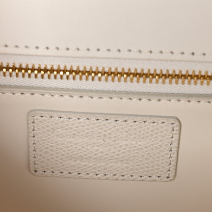 Christian Dior Ultra Matte Grained Calfskin 30 Montaigne Flap Bag White 6 of 10