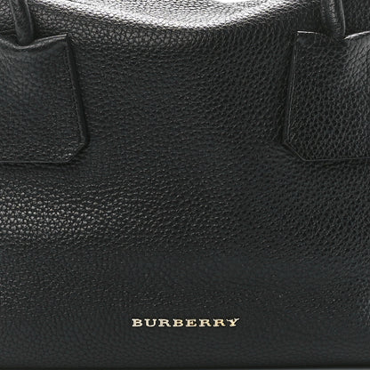 Burberry London Grainy Calfskin Medium Baynard Tote Black 8 of 11