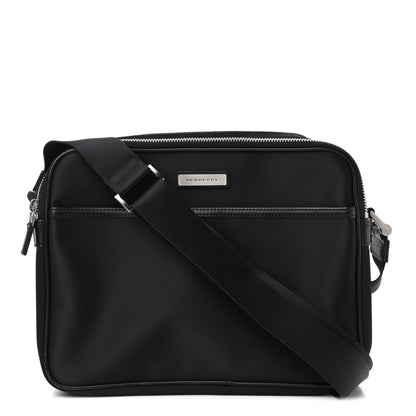 Burberry Nylon Zip Top Messenger Bag Black 1 of 7