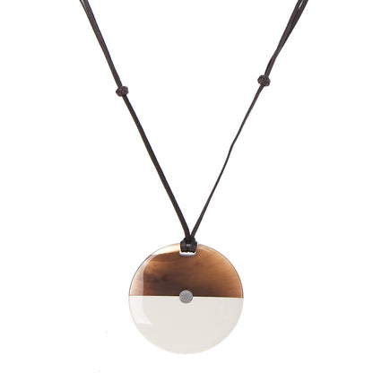 Hermes Buffalo Horn Minimale Necklace 1 of 3