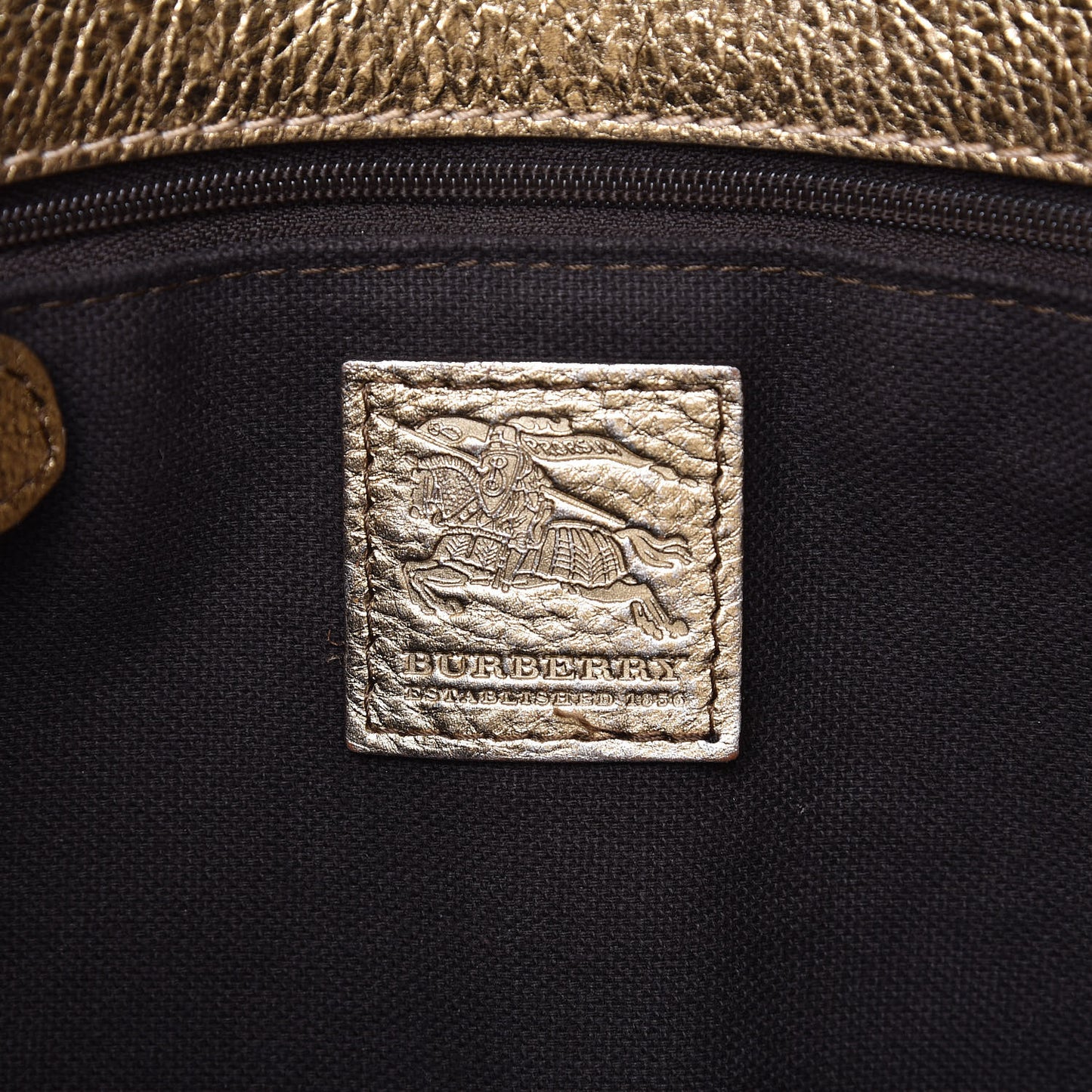 Haymarket Check Tote Gold