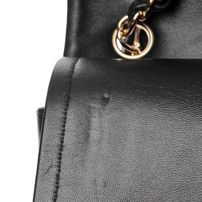 Chanel Lambskin Quilted Jumbo Double Flap Black 11 of 13