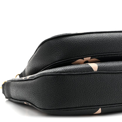Louis Vuitton Empreinte Monogram Giant Multi Pochette Accessories Black Beige 8 of 9