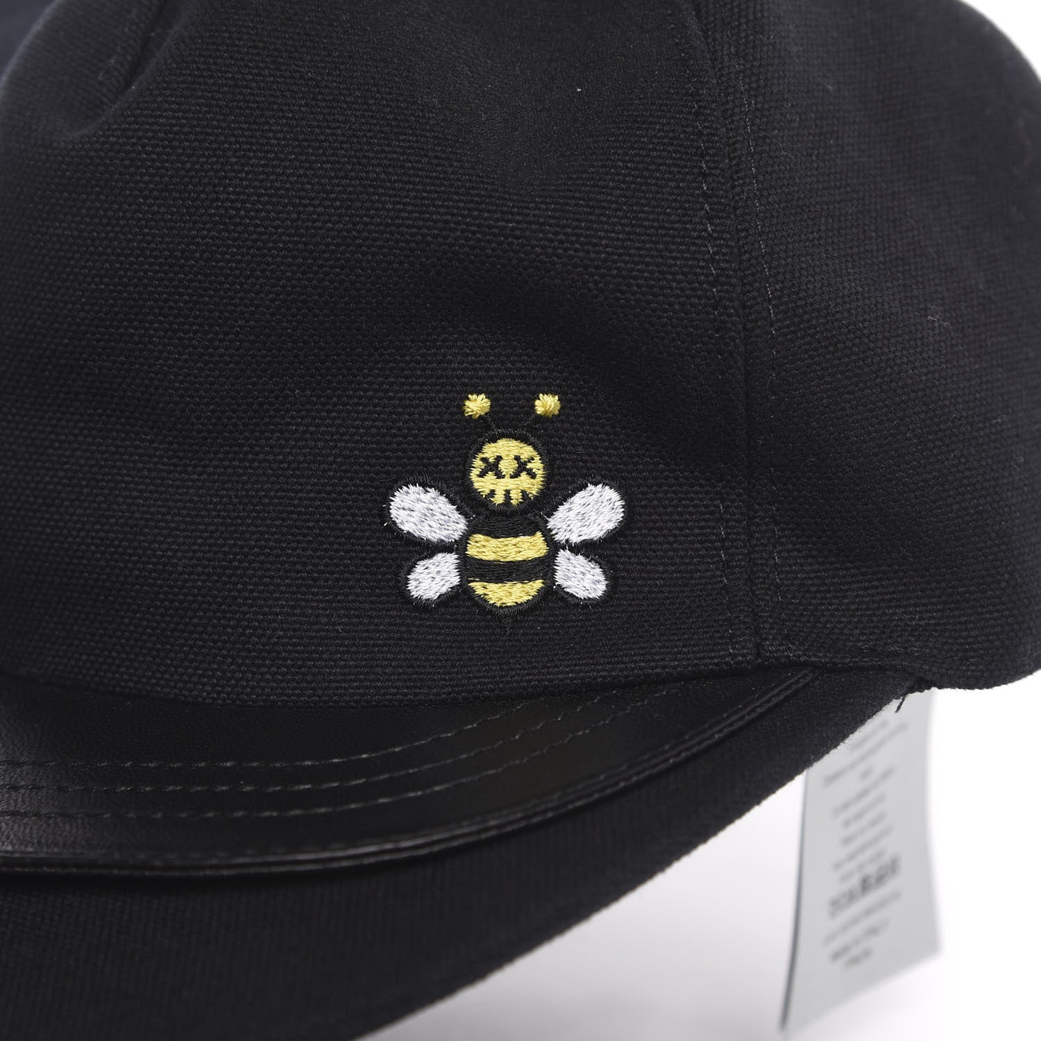 Christian Dior X KAWS Cotton Sheepskin Embroidered Baseball Hat Black 5 of 7
