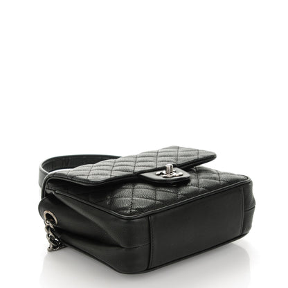 Chanel Caviar Quilted Small Rock In Rome Flap Black 4 of 7