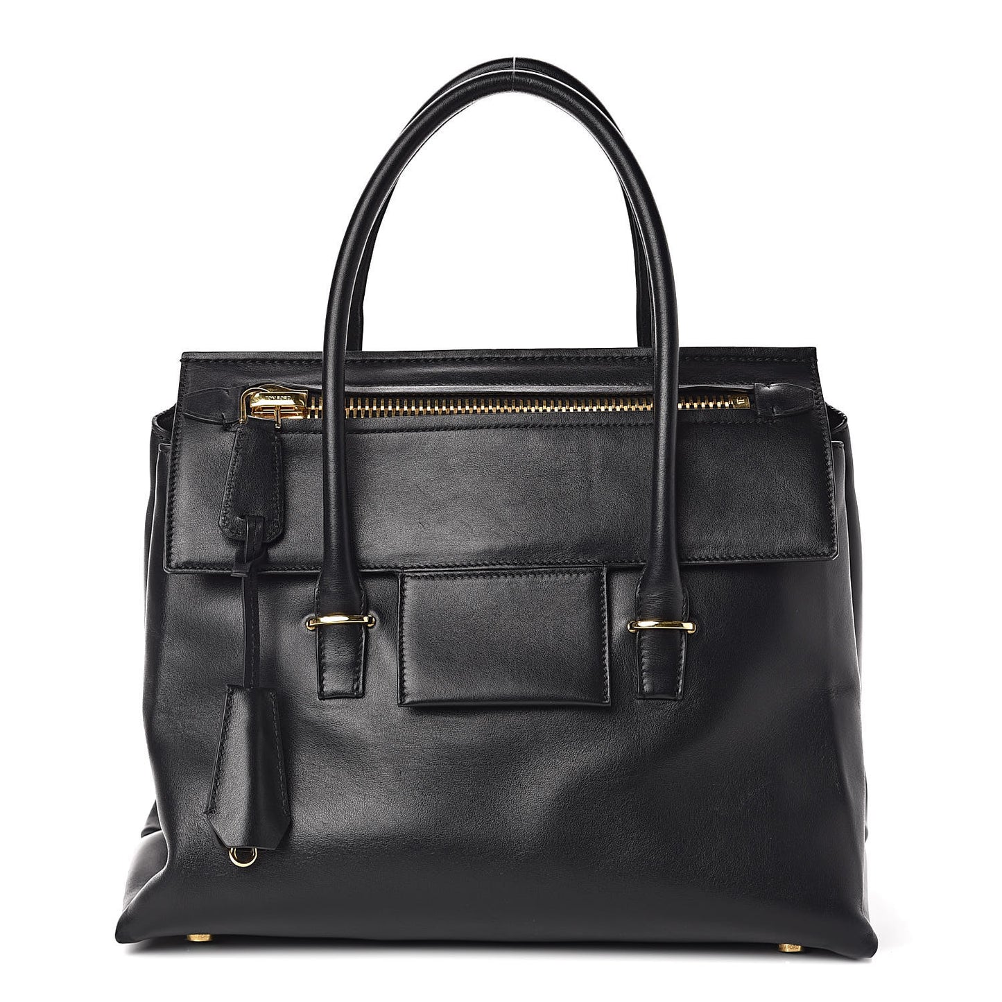 Smooth Calfskin Large Icon Bag Black