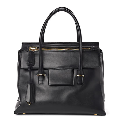 Tom Ford Smooth Calfskin Large Icon Bag Black 1 of 8