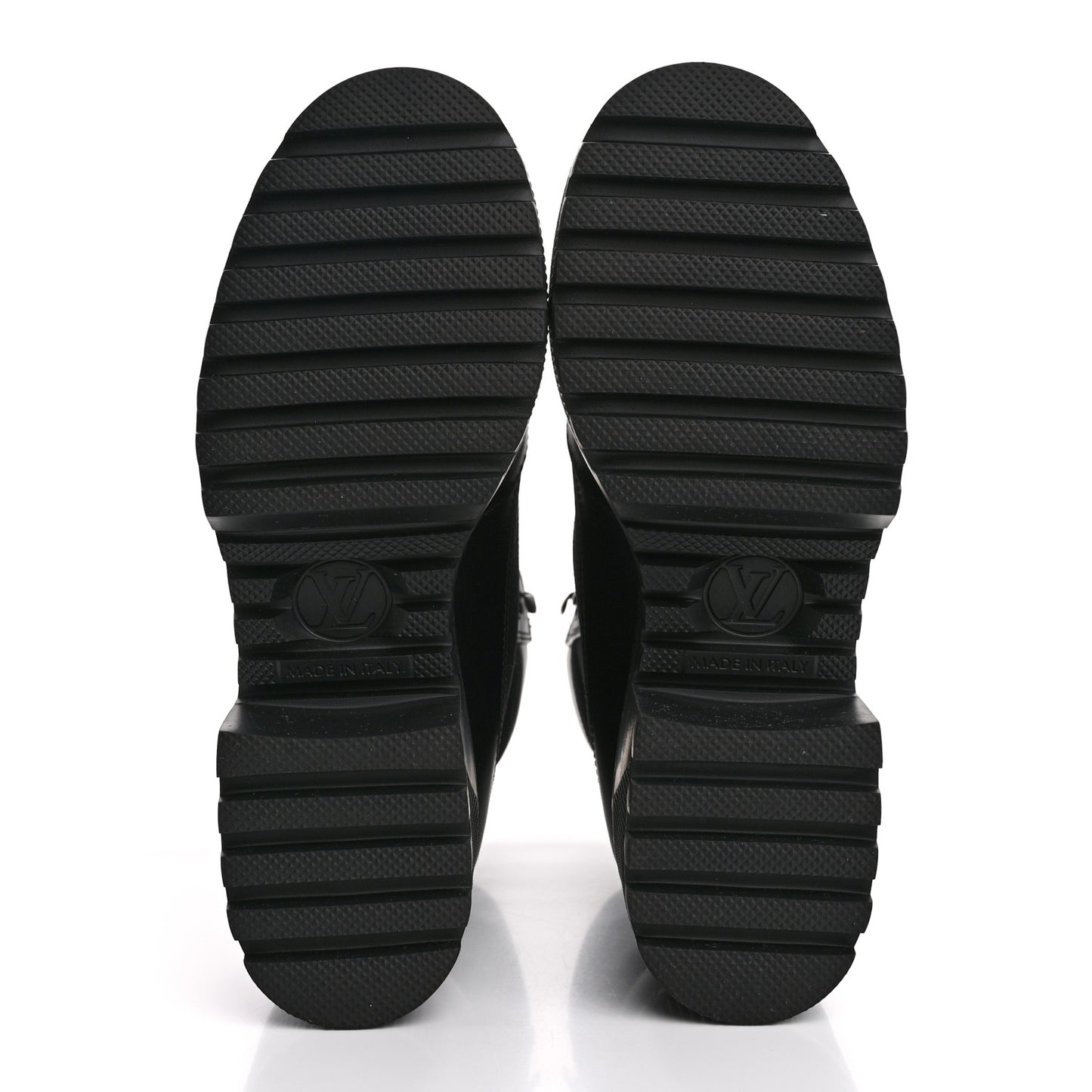 Canvas Monogram Laureate Platform Desert Boots 36 Black