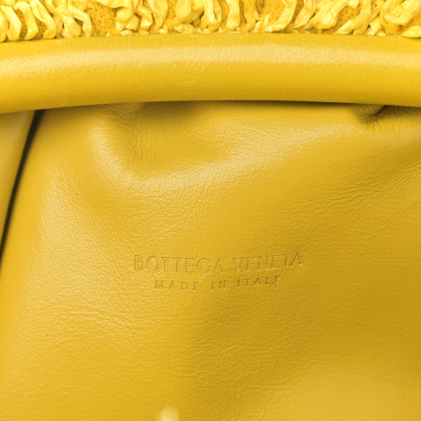 Boucle Curly Raffia The Mini Pouch Mirabelle