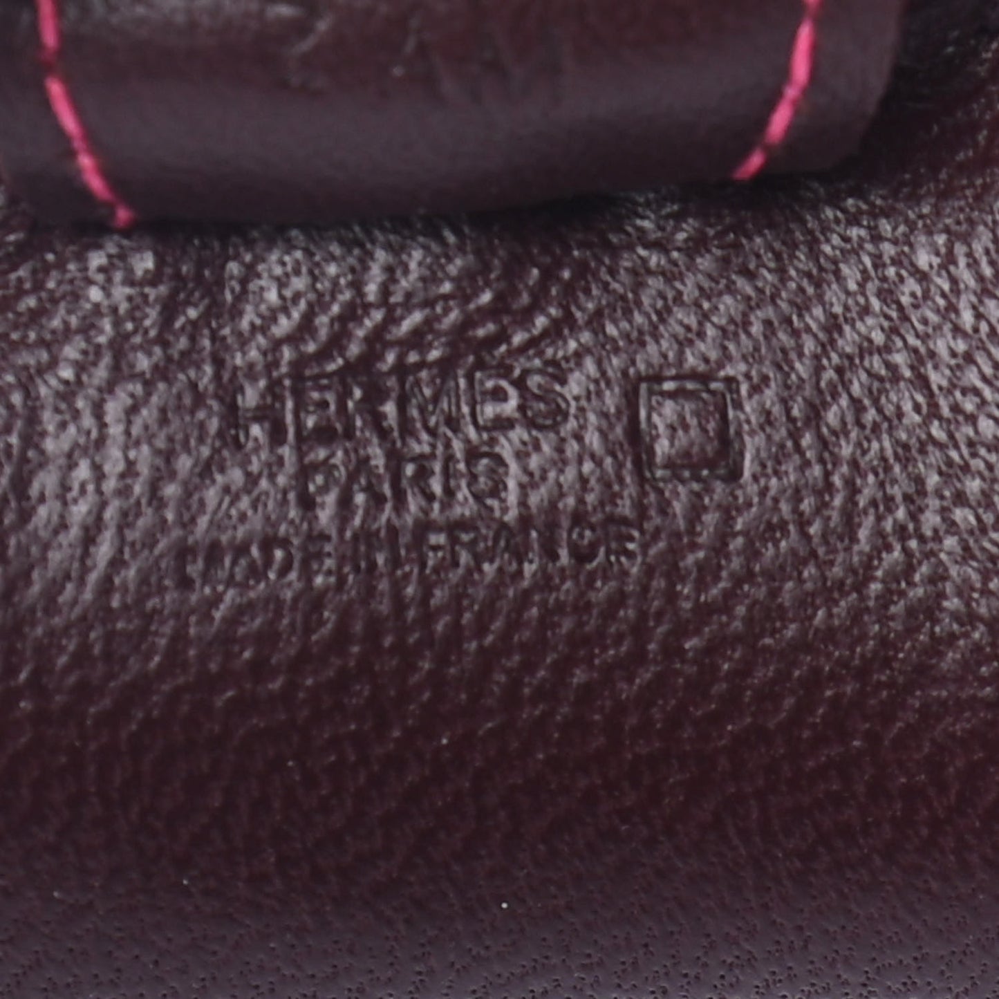 Milo Lambskin Matte Alligator Touch Grigri Rodeo Horse Bag Charm PM Rouge Sellier Framboise Rose Sakura