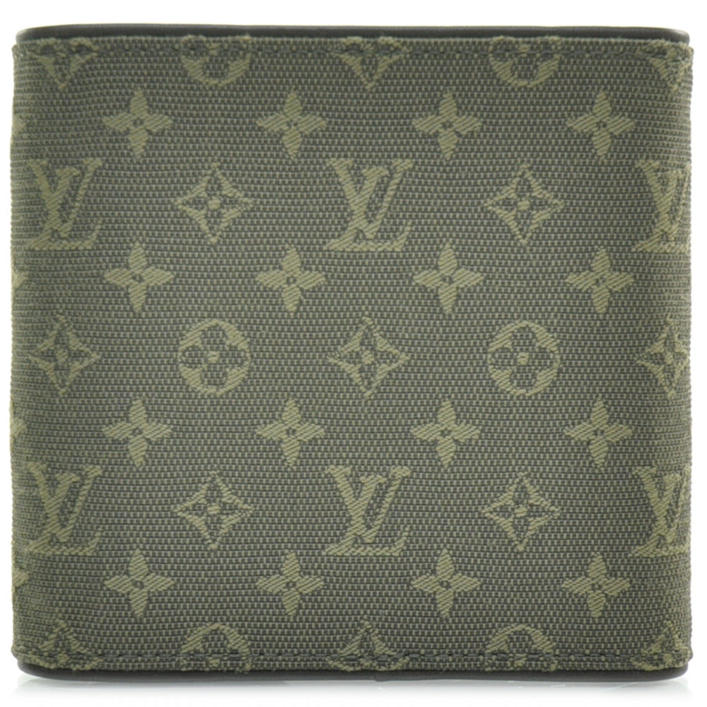 Louis Vuitton Mini Monogram Compact Wallet Kaki 4 of 8
