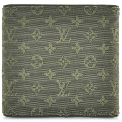 Louis Vuitton Mini Monogram Compact Wallet Kaki 4 of 8