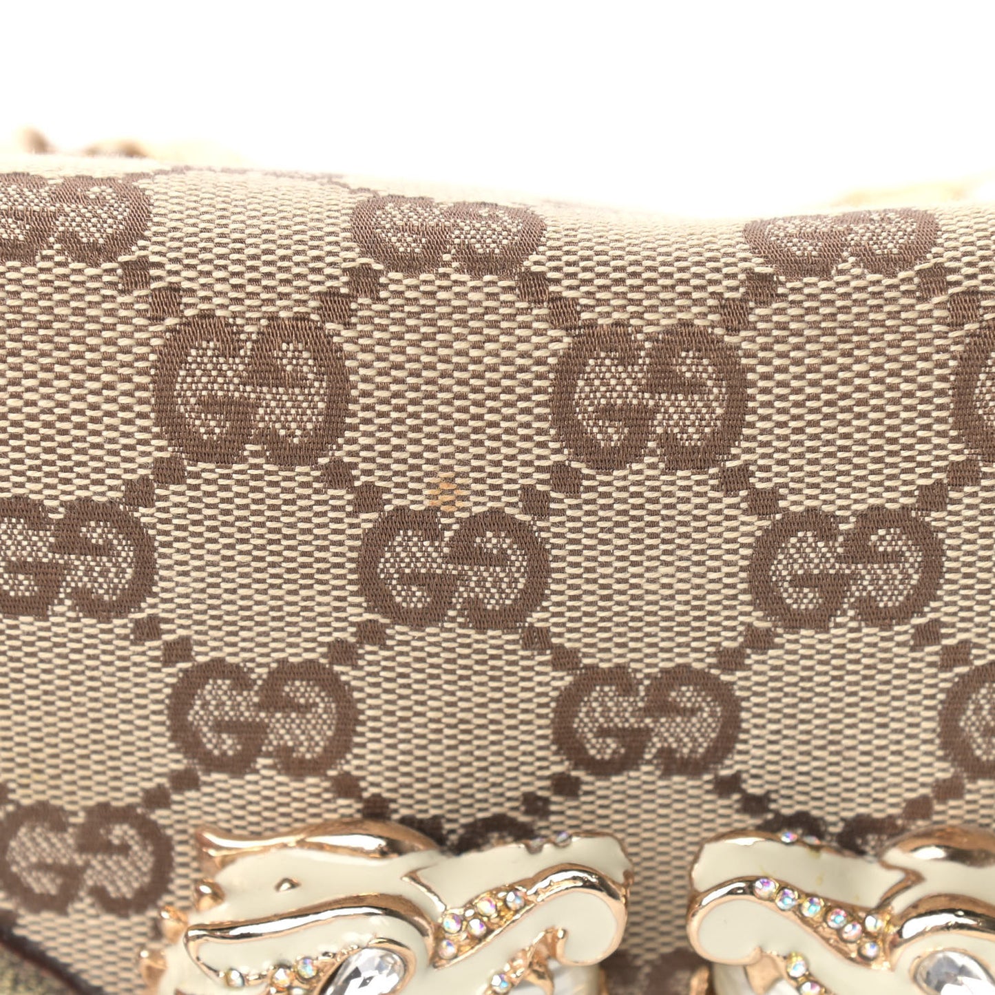 Monogram Tom Ford Jeweled Dragon Bag Gold