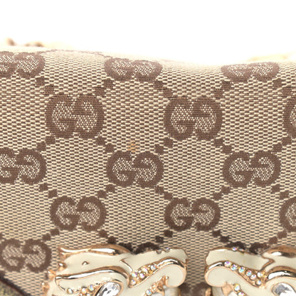 Gucci Monogram Tom Ford Jeweled Dragon Bag Gold 11 of 11