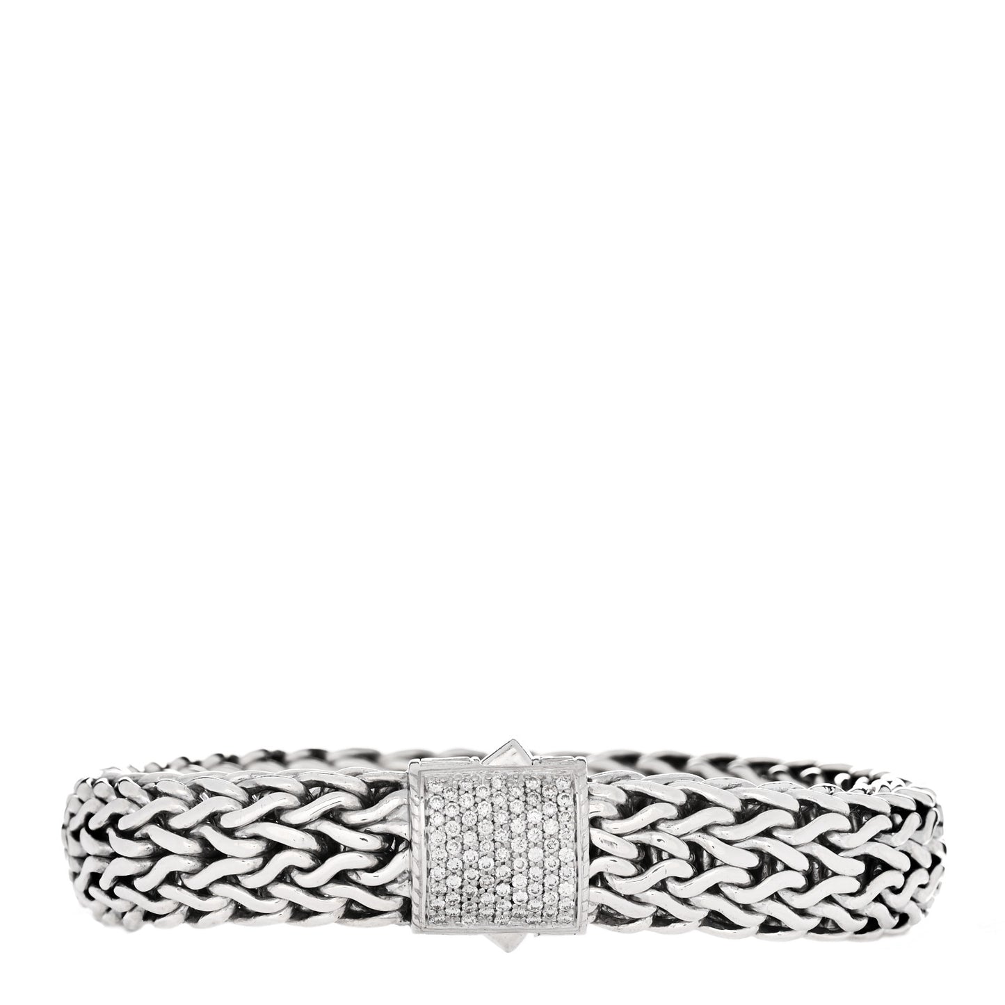 Sterling Silver Diamond XL Classic Chain Bracelet