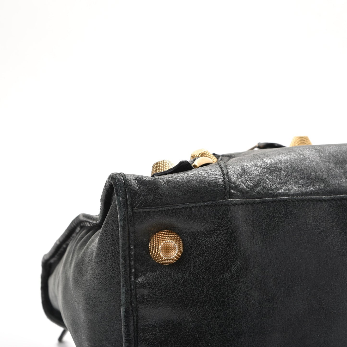 Agneau Giant 21 Gold Hardware Work Black