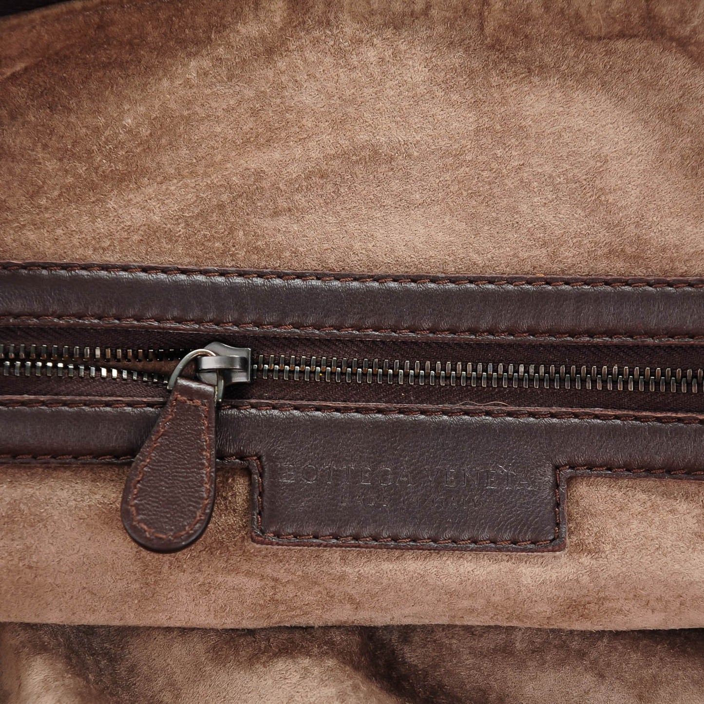 Nappa Intrecciato Convertible Bag Ebano