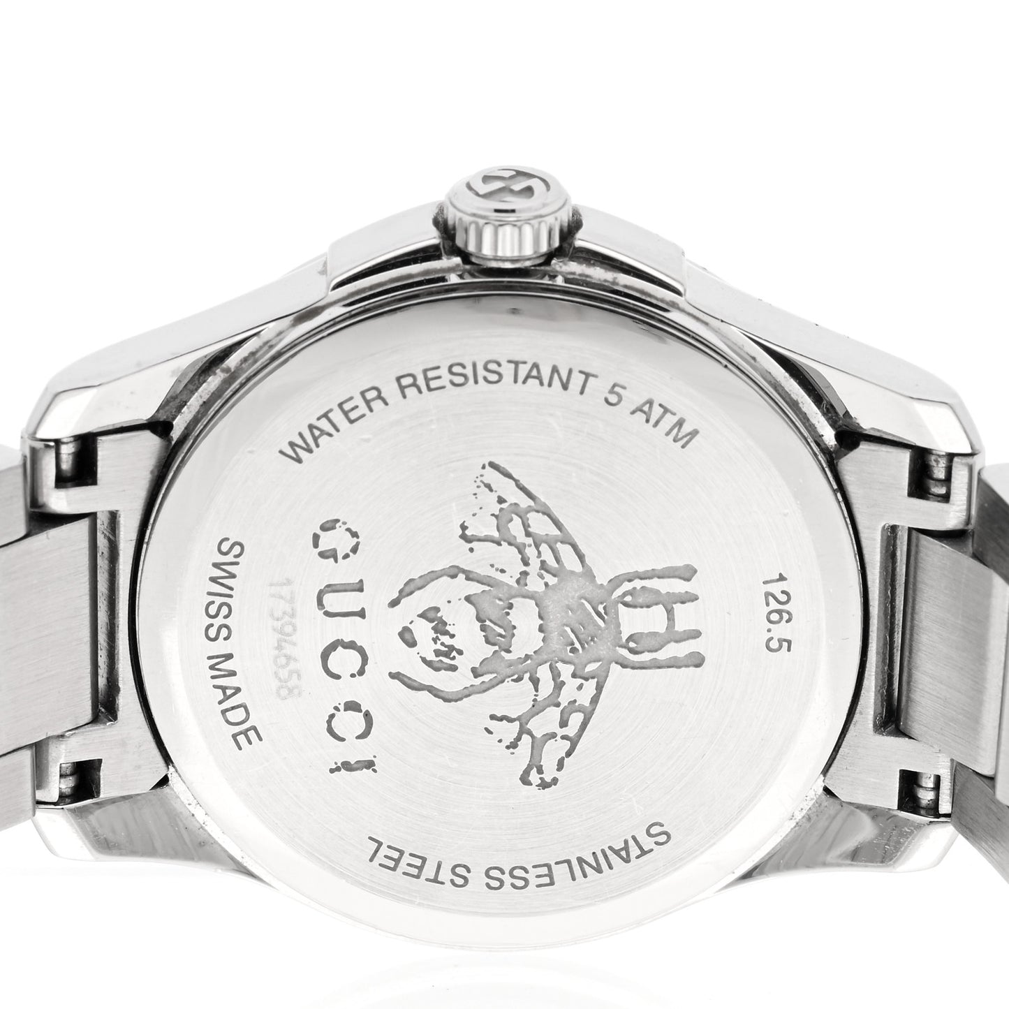 Stainless Steel 27mm G-Timeless Charm Quartz Watch Black