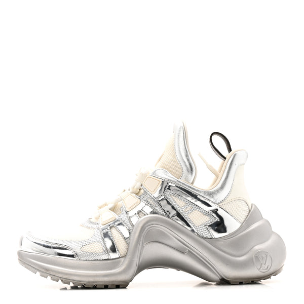 Louis Vuitton Metallic Calfskin Technical Nylon LV Archlight