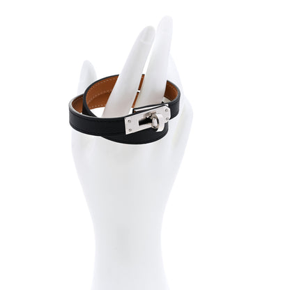 Hermes Box Kelly Double Tour Bracelet T3 Black 2 of 5