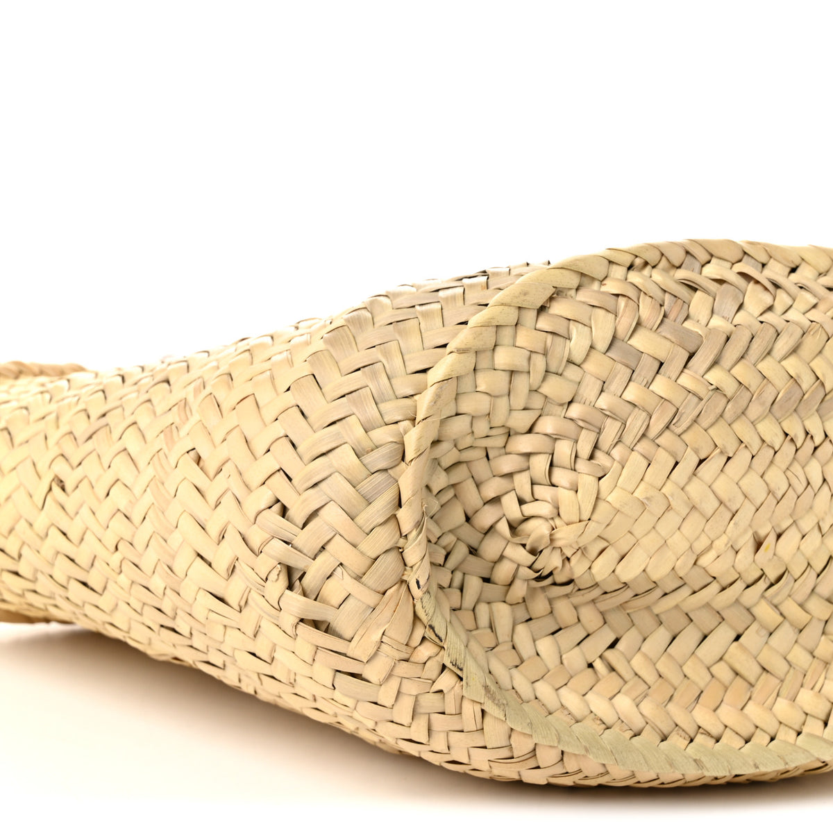 Raffia Basket Tote Bag Natural Tan