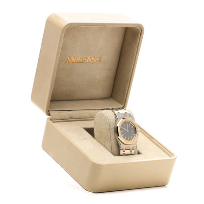 Audemars Piguet Stainless Steel 18K Yellow Gold 30mm Royal Oak Quartz Watch 5 of 5