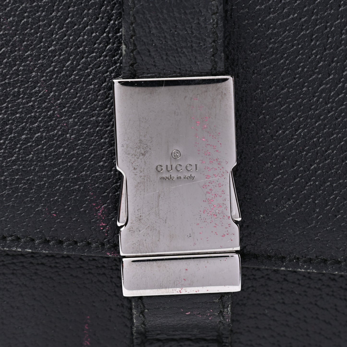 Calfskin Wristlet Clutch Black