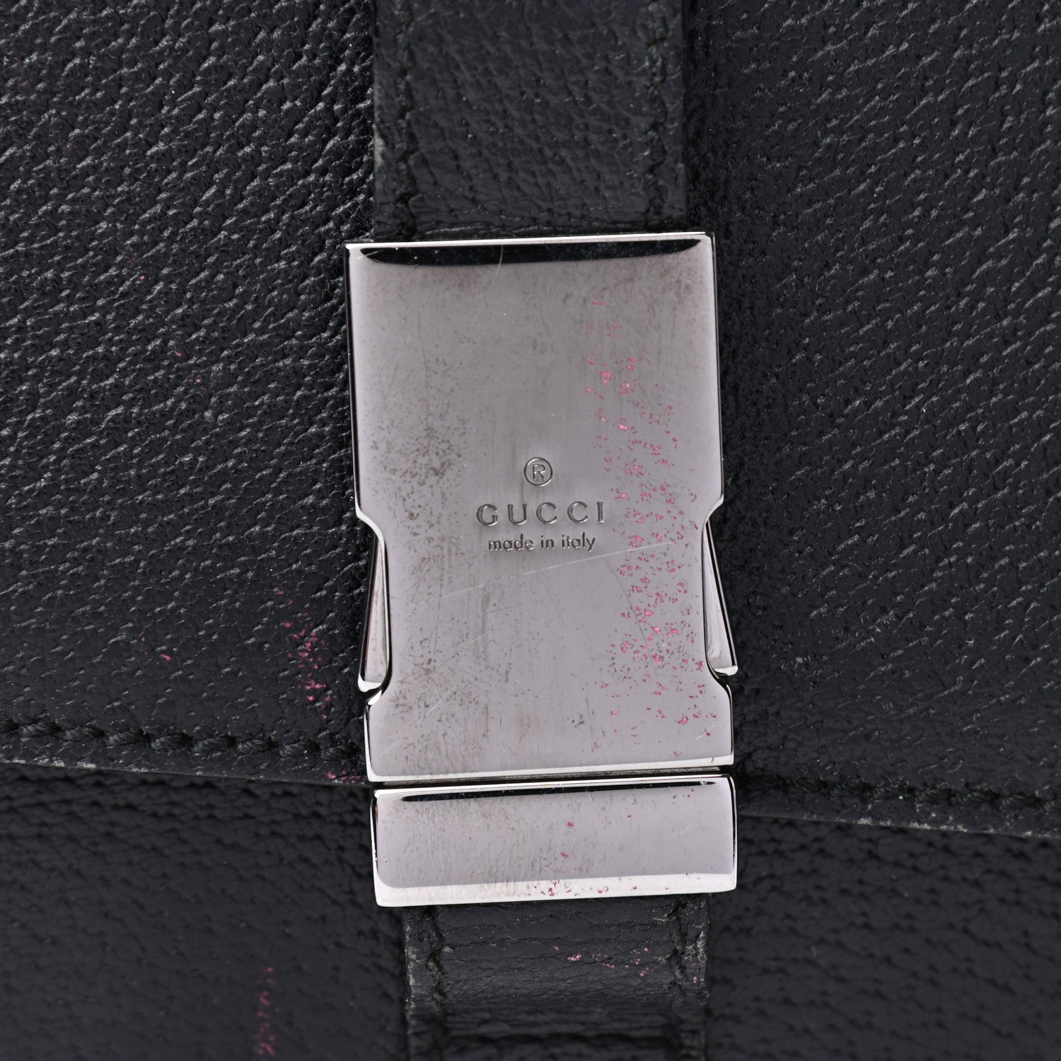 Gucci Calfskin Wristlet Clutch Black 8 of 11