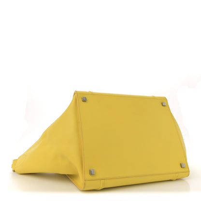 Celine Grained Calfskin Medium Phantom Luggage Yellow 4 of 15