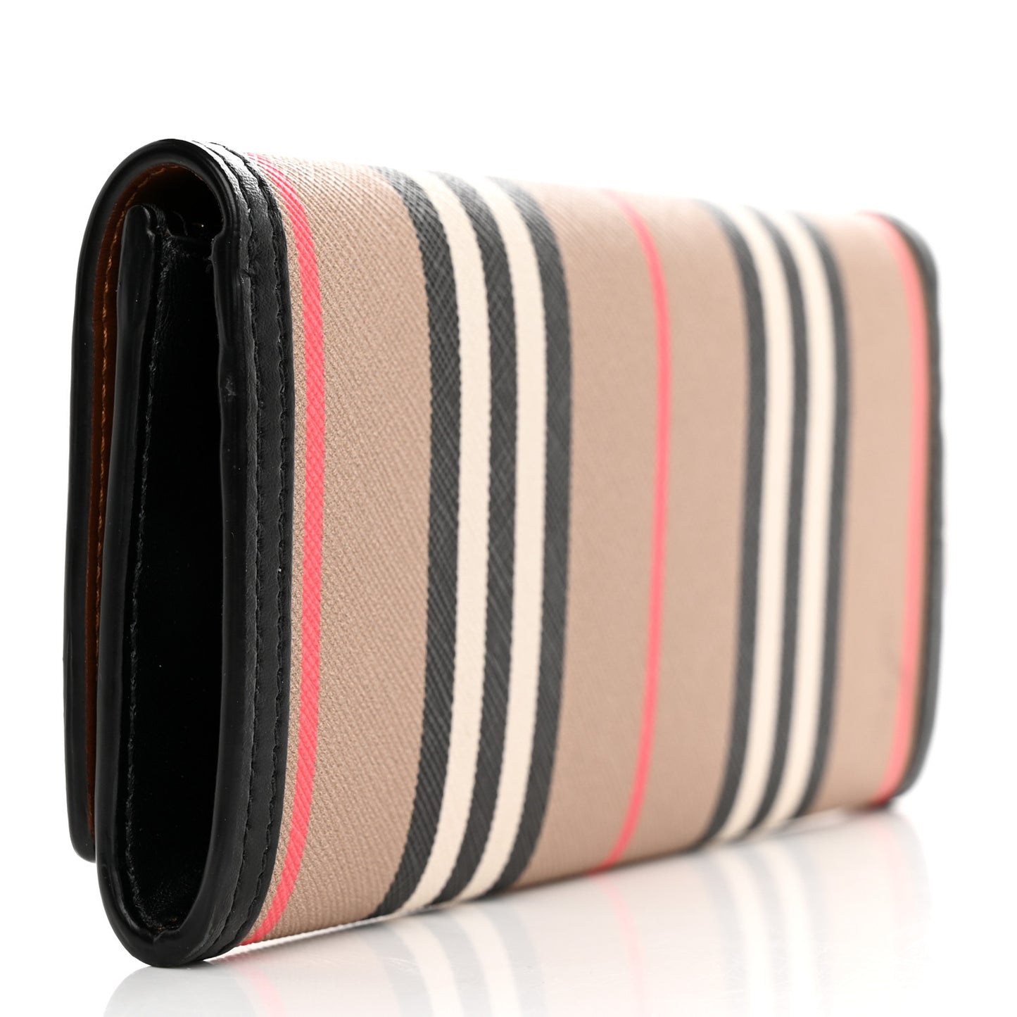E-Canvas Icon Stripe Halton Continental Wallet Archive Beige